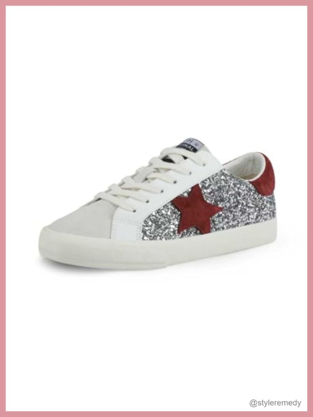 Women's Fashion Sneakers Low Top Slip On Star Tennis Shoes Comfortable Walking